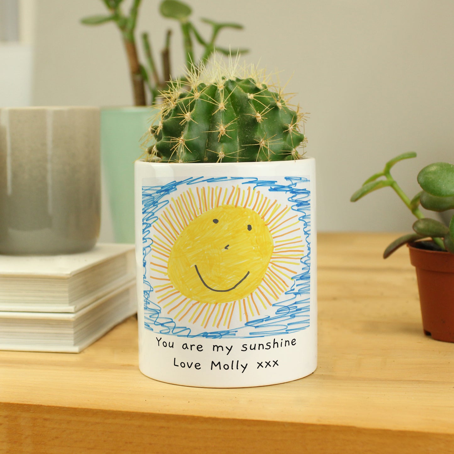 Personalised Childrens Drawing Photo Storage Pot - image 11