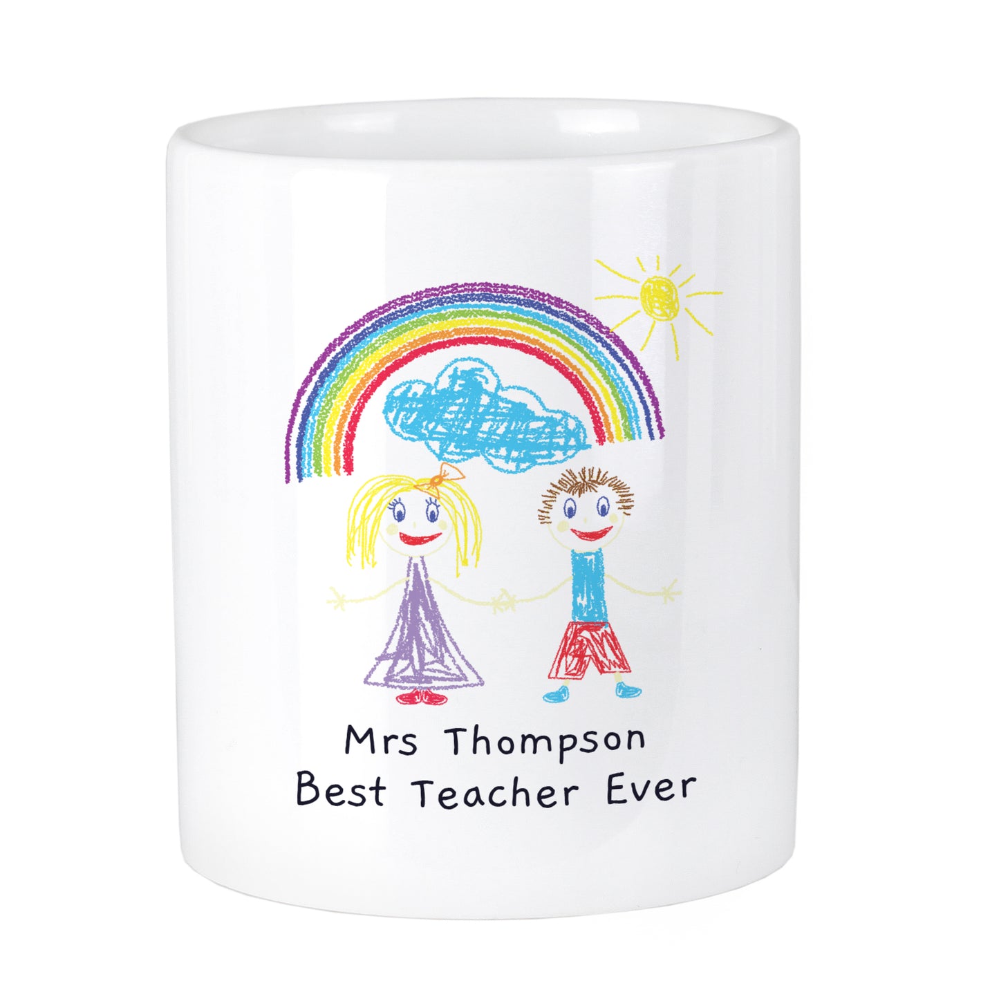 Personalised Childrens Drawing Photo Storage Pot - image 5