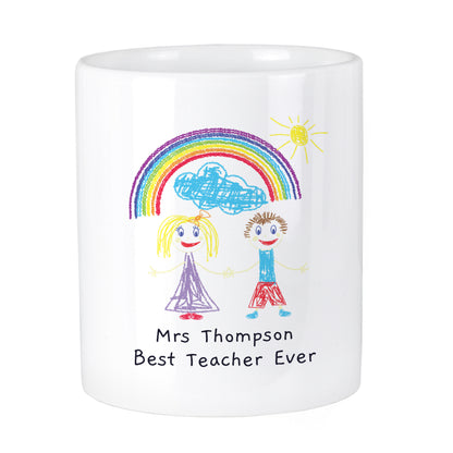Personalised Childrens Drawing Photo Storage Pot - image 5