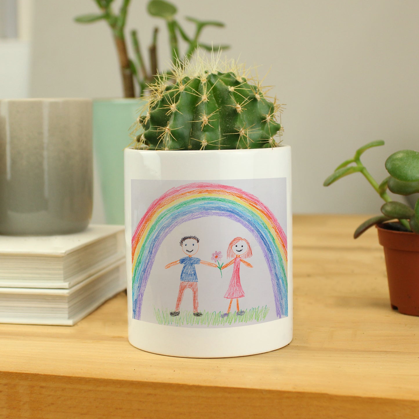 Personalised Childrens Drawing Photo Storage Pot - image 7