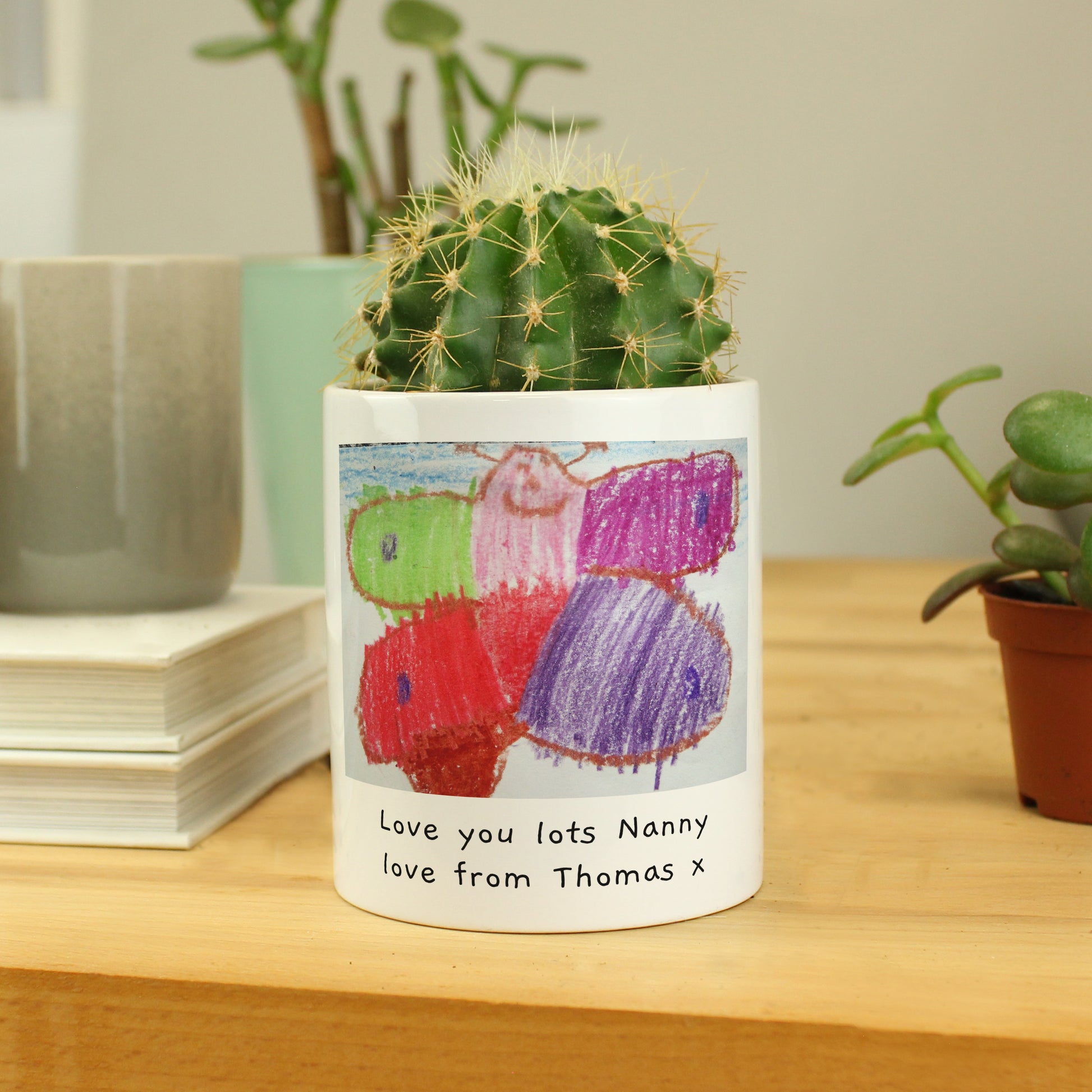 Personalised Childrens Drawing Photo Storage Pot - image 8