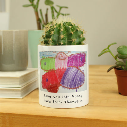 Personalised Childrens Drawing Photo Storage Pot - image 8