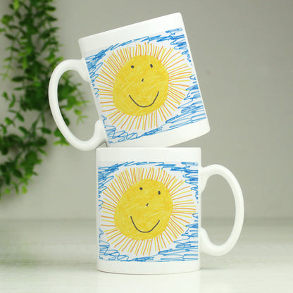 Personalised Childrens Drawing Photo Upload Mug - image 12
