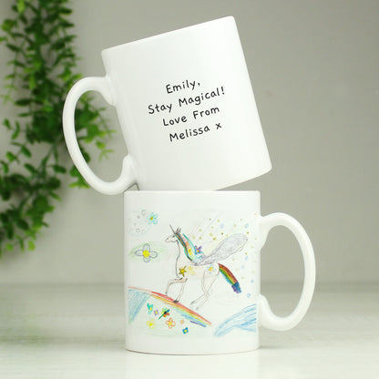 Personalised Childrens Drawing Photo Upload Mug - image 13