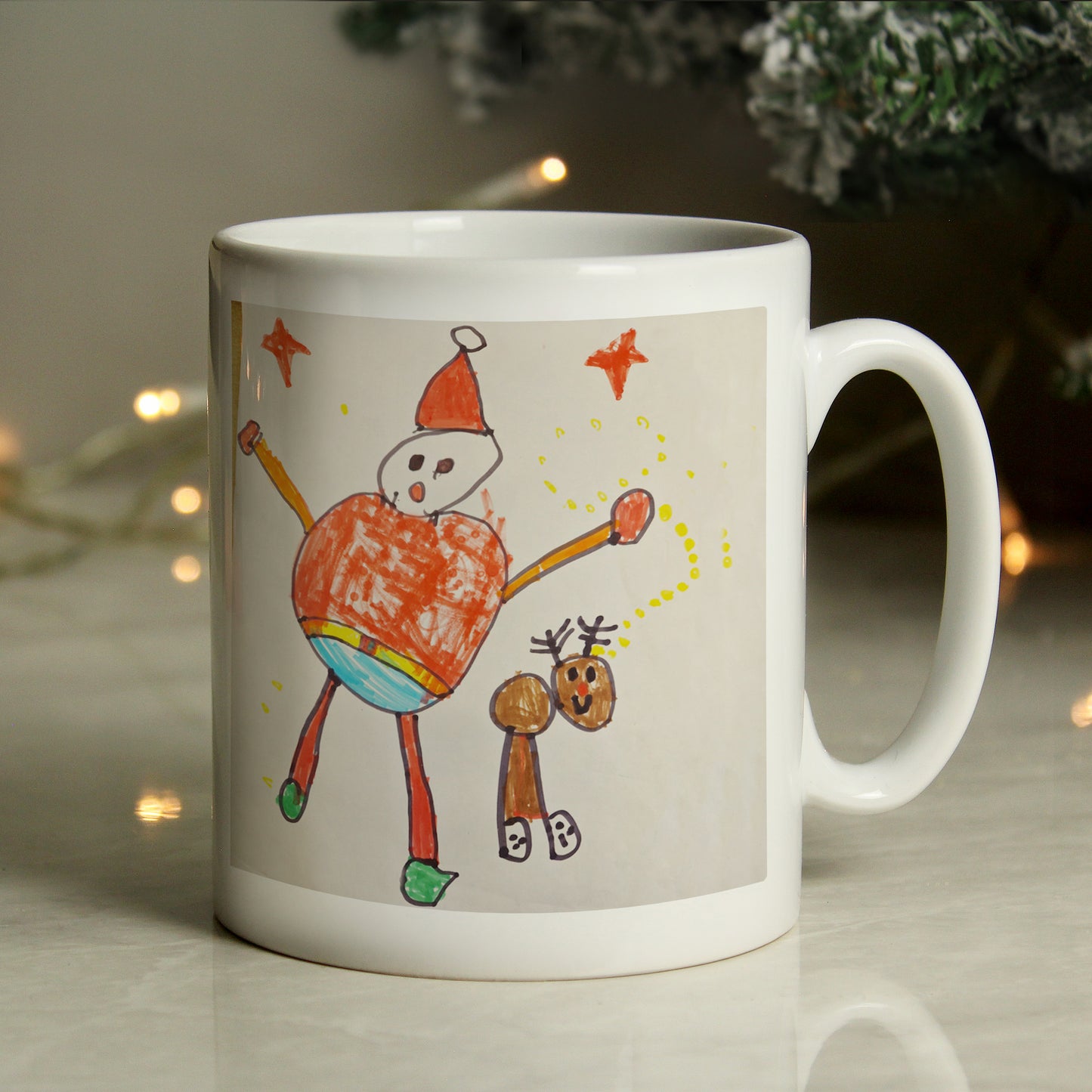 Personalised Childrens Drawing Photo Upload Mug - image 3