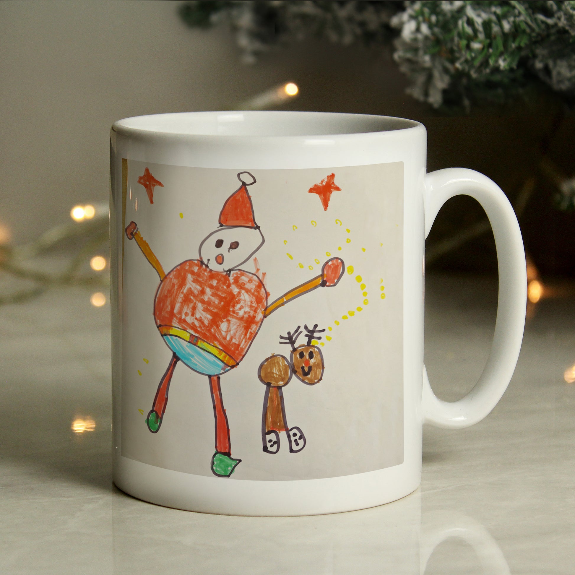 Personalised Childrens Drawing Photo Upload Mug - image 3
