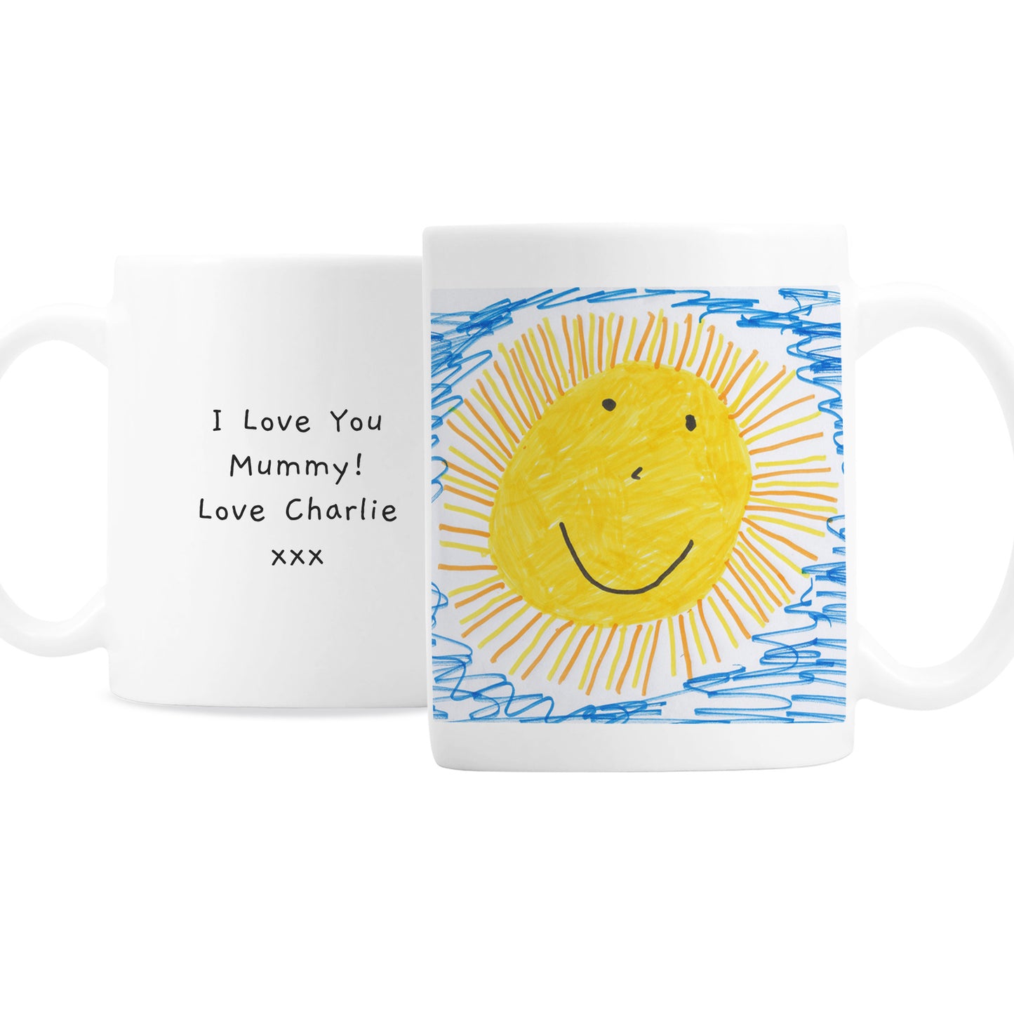 Personalised Childrens Drawing Photo Upload Mug - image 5