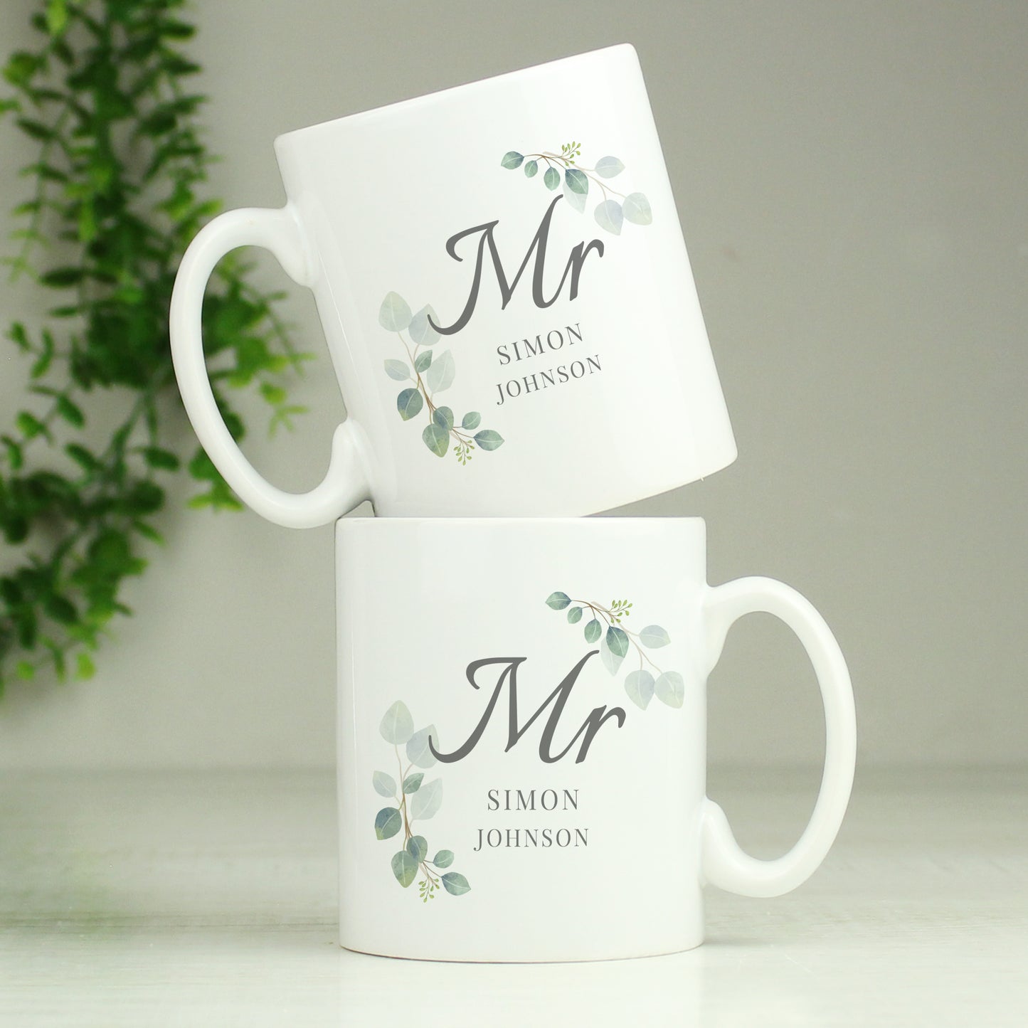 Personalised Botanical Mr Mug from Heartfelt Gifts