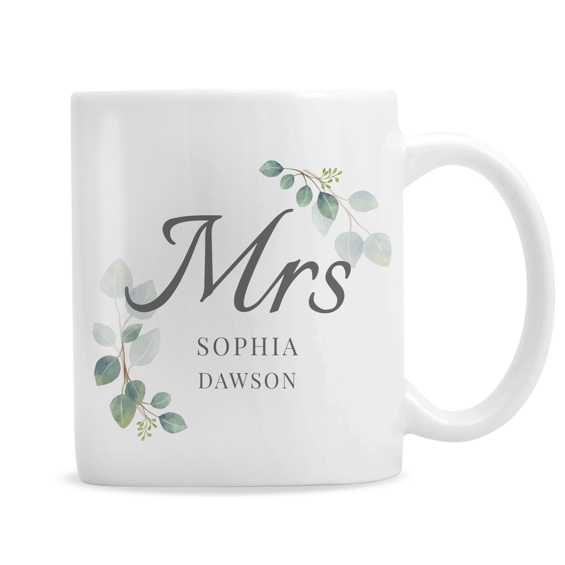 Personalised Botanical Mrs Mug - image 5
