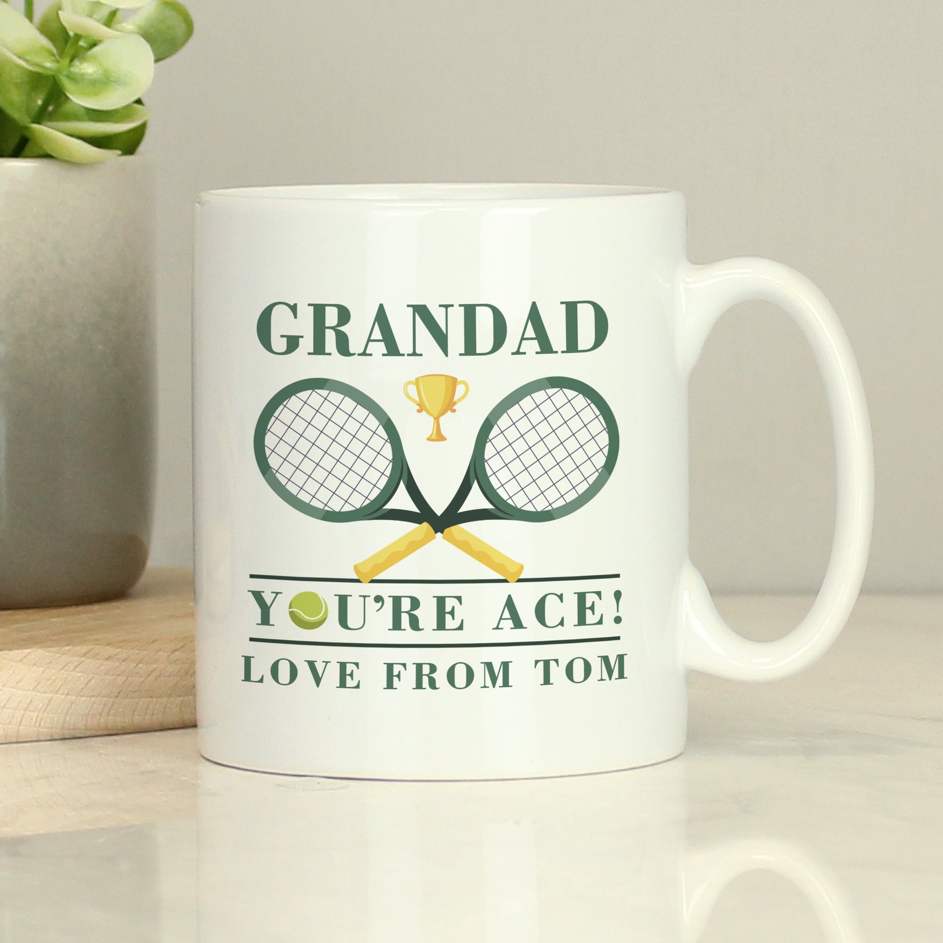 Personalised Tennis Mug from Heartfelt Gifts