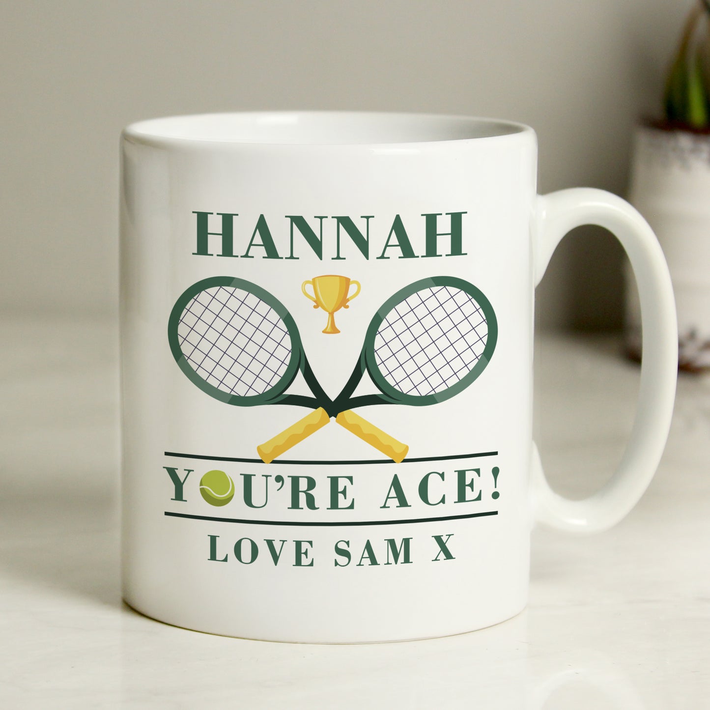 Personalised Tennis Mug - image 3
