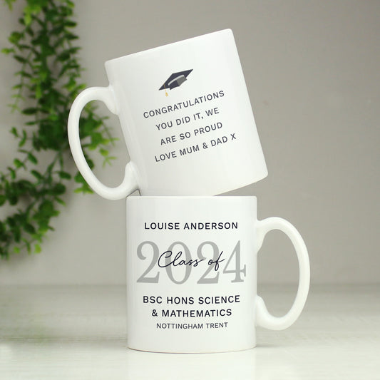 Personalised Class of Graduation Mug from Heartfelt Gifts