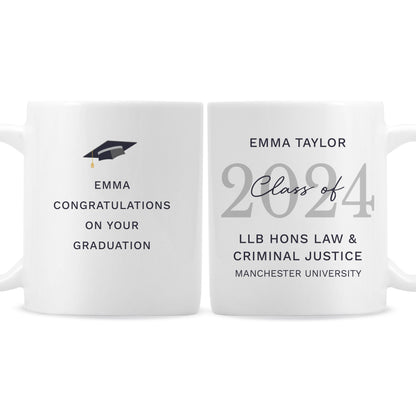 Personalised Class of Graduation Mug - image 5