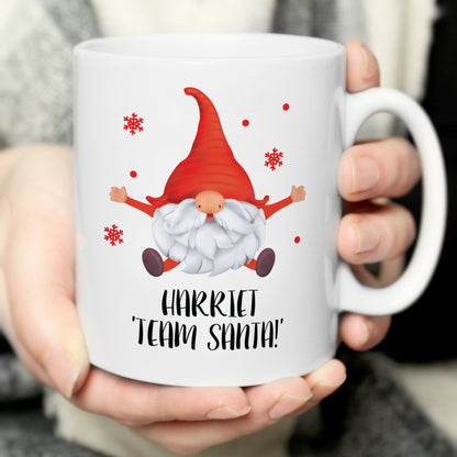 Personalised Red Gonk Christmas Mug from Heartfelt Gifts