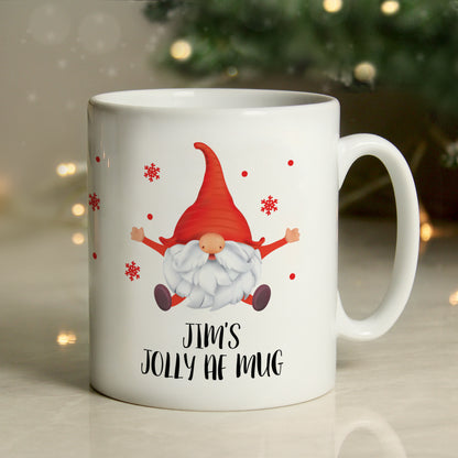 Personalised Red Gonk Christmas Mug - image 3