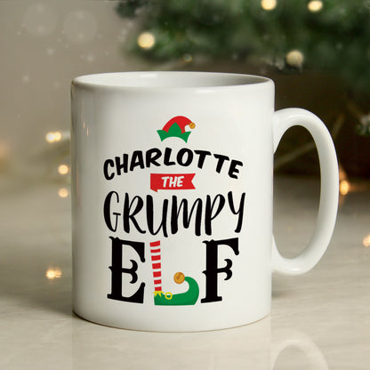 Personalised Elf Christmas Mug - image 3