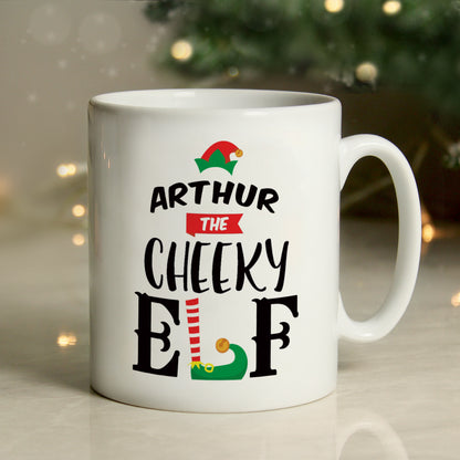 Personalised Elf Christmas Mug - image 4