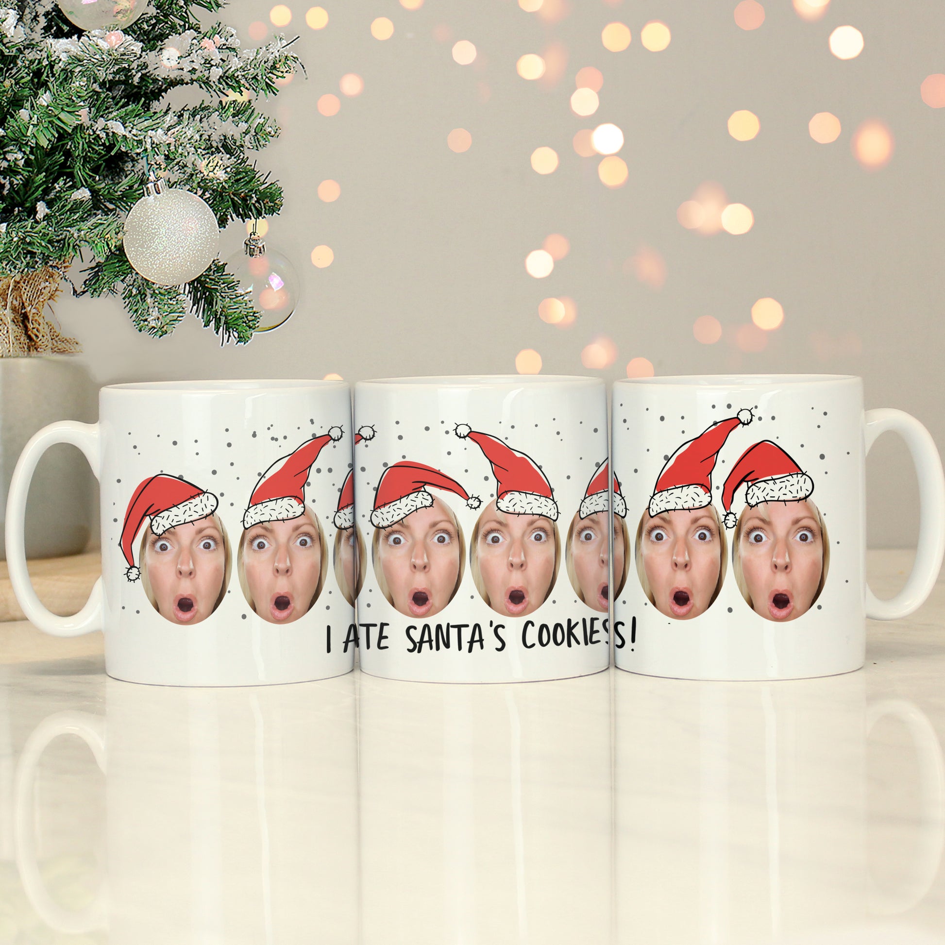 Personalised Photo Upload Santa Mug from Heartfelt Gifts