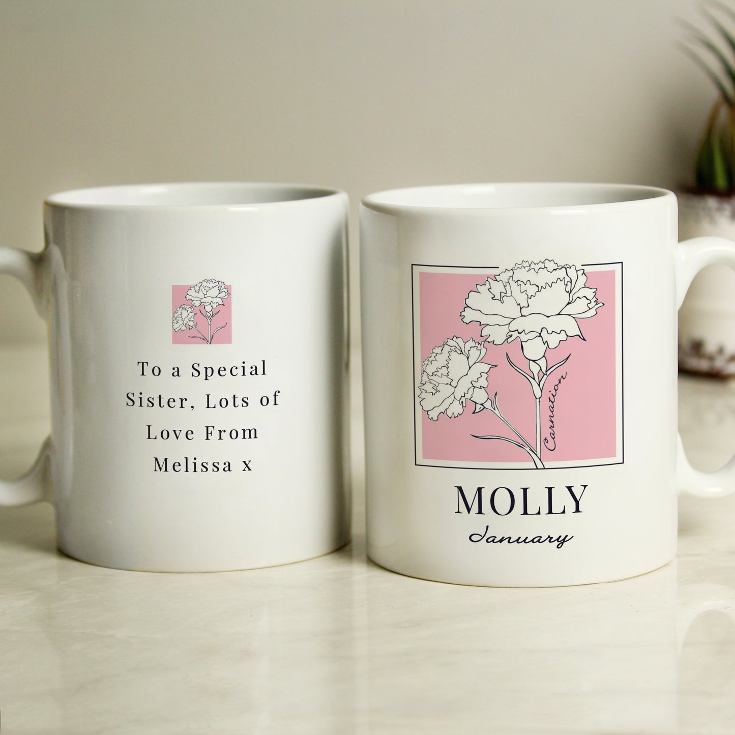 Personalised Birth Flower Mug - image 2