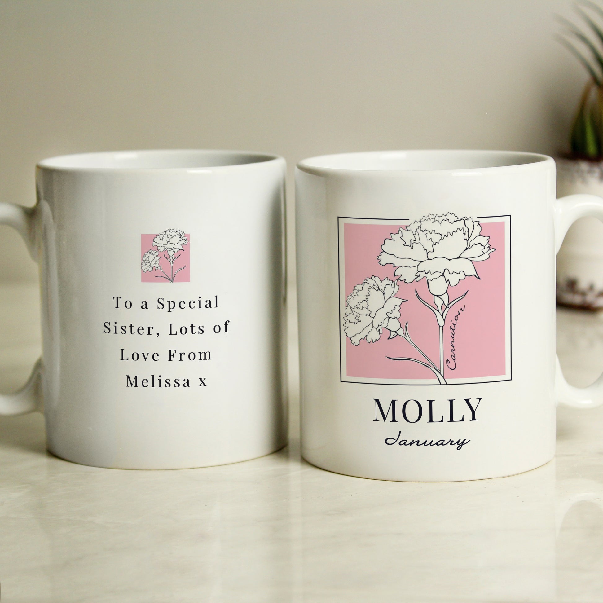 Personalised Birth Flower Mug - image 2