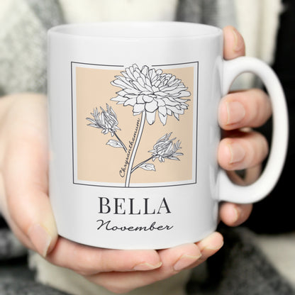 Personalised Birth Flower Mug - image 14