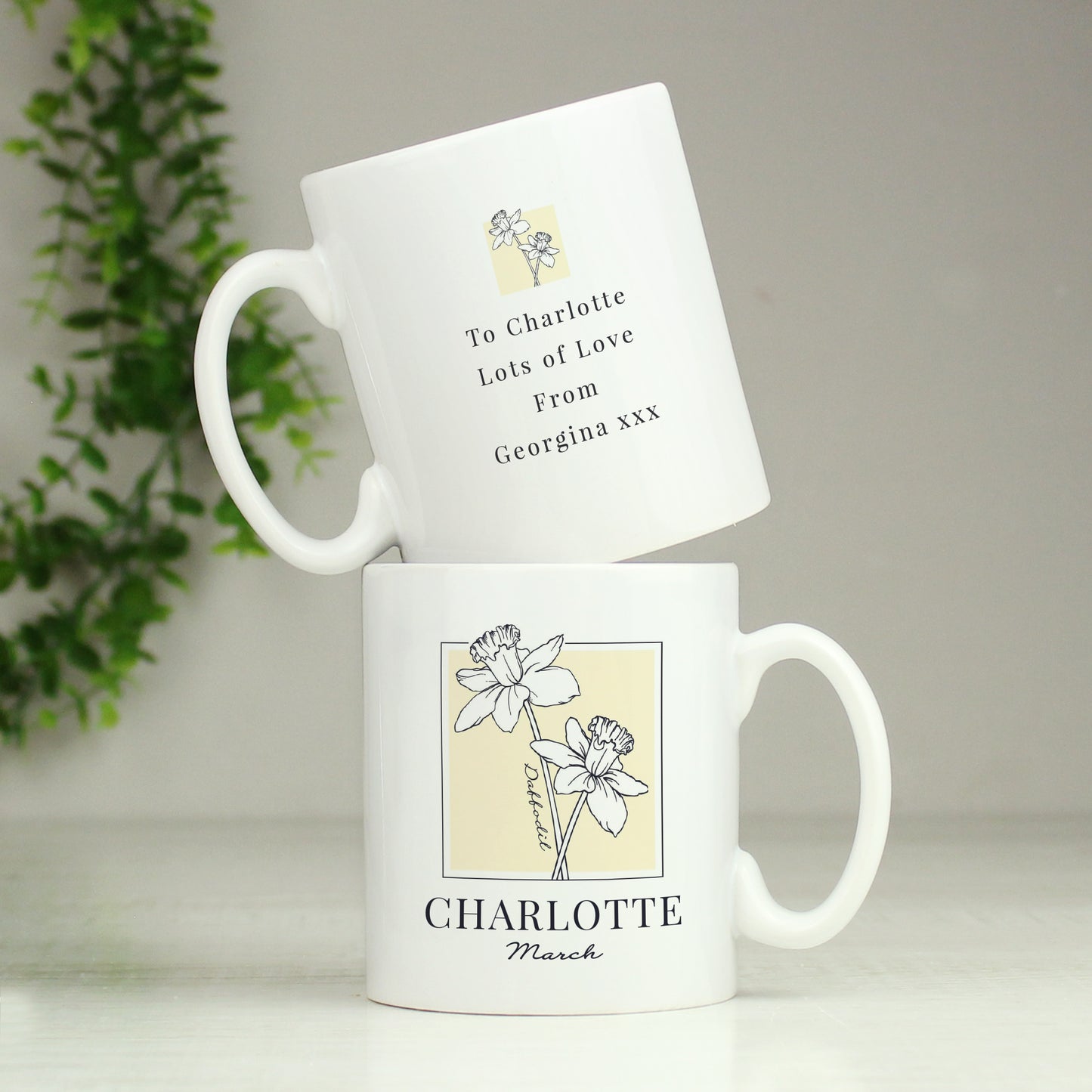 Personalised Birth Flower Mug - image 4