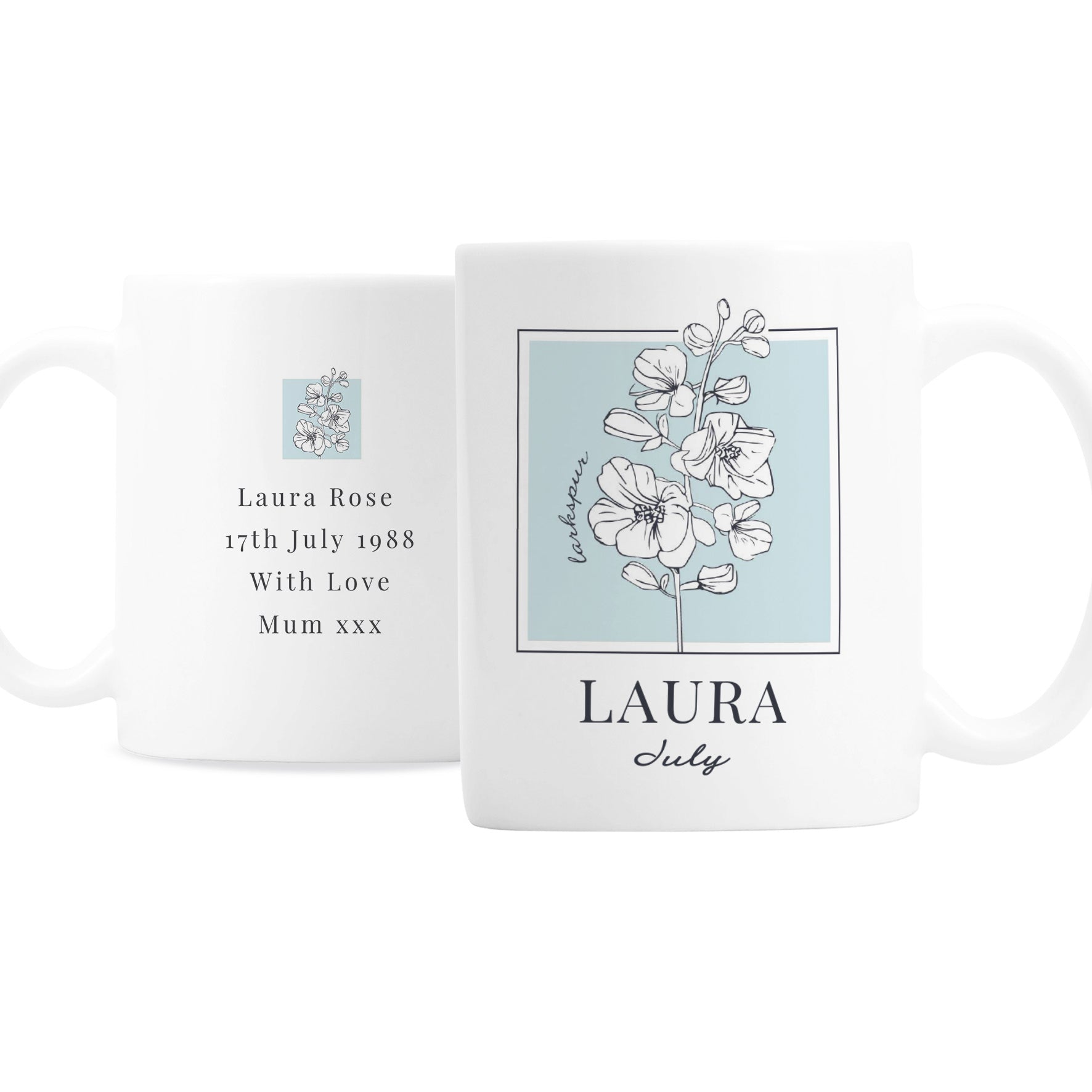 Personalised Birth Flower Mug - image 5