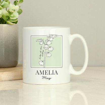 Personalised Birth Flower Mug - image 7