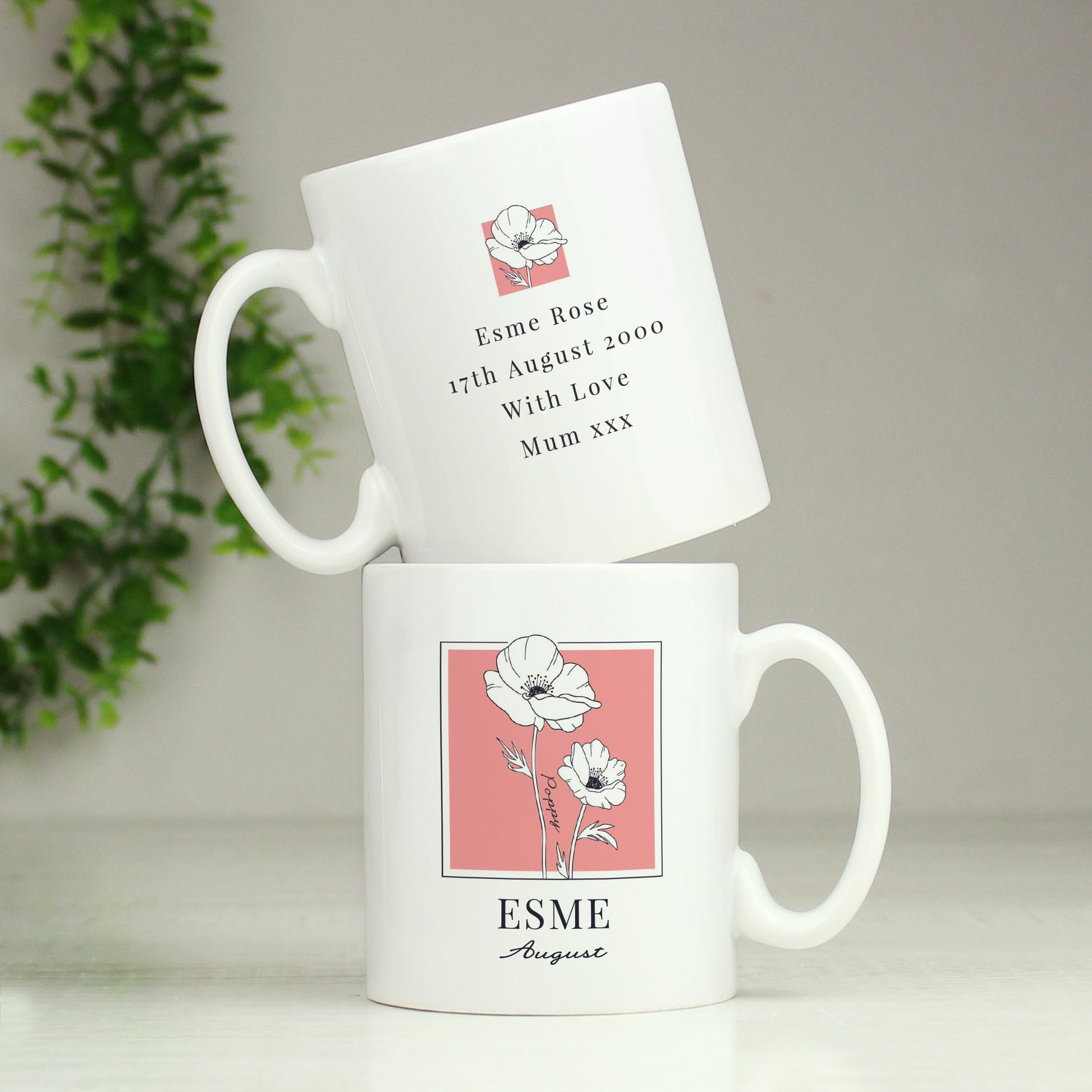Personalised Birth Flower Mug - image 10