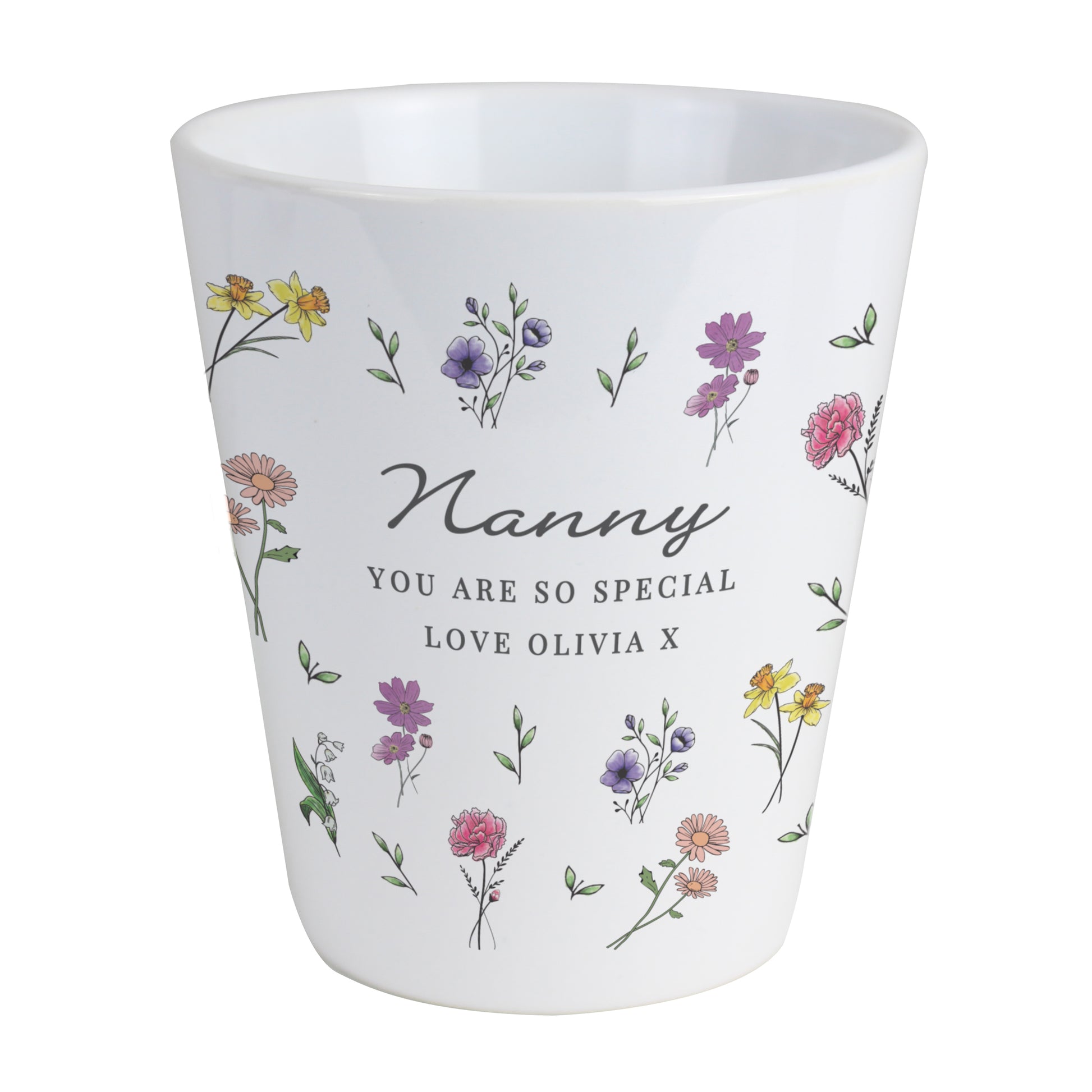 Personalised Wild Flowers Plant Pot - image 5