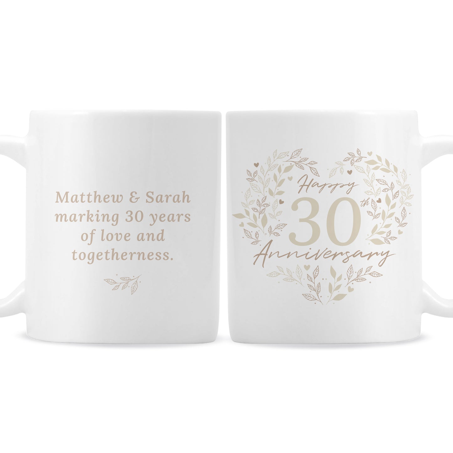 Personalised 30th Pearl Wedding Anniversary Mug - image 5