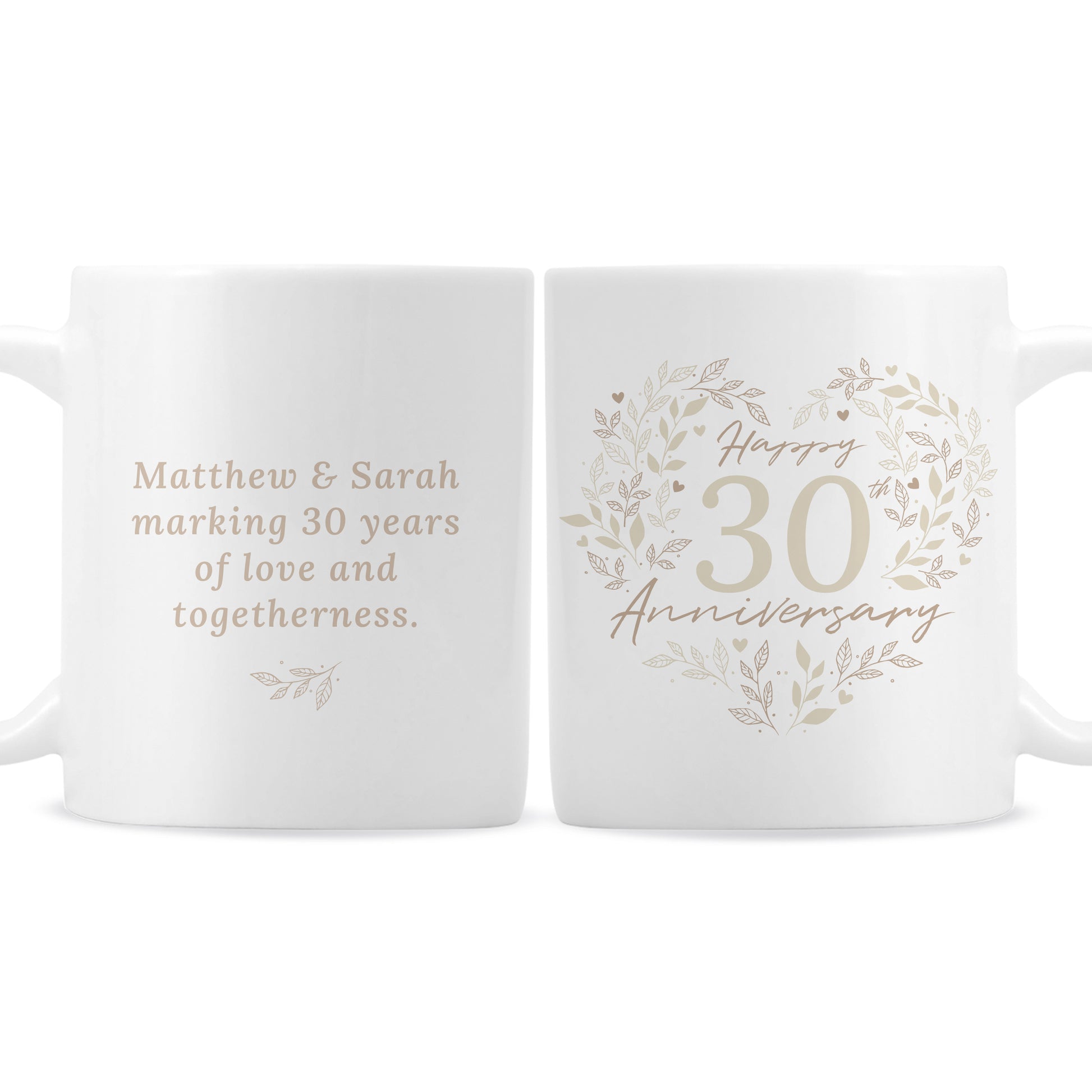 Personalised 30th Pearl Wedding Anniversary Mug - image 5