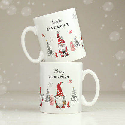 Personalised Christmas Gonk Pattern Mug - image 6