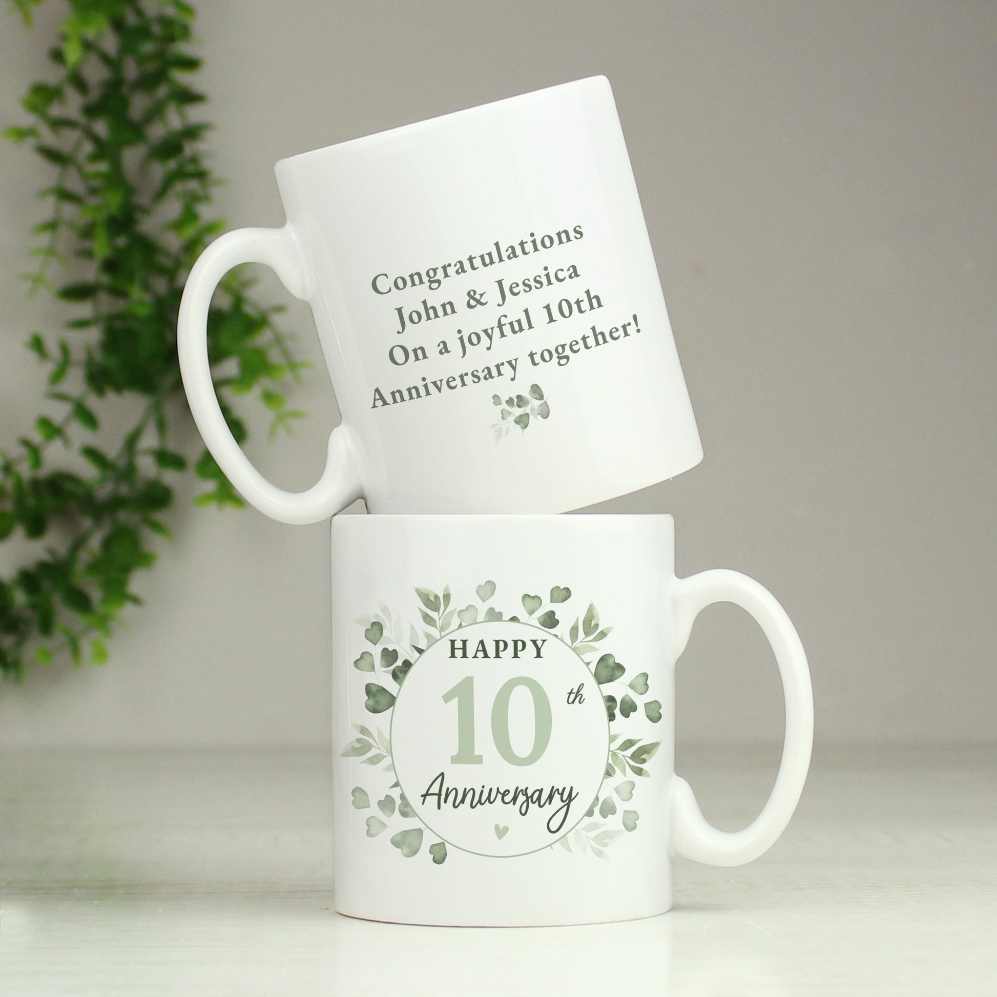 Personalised Botanical Anniversary Mug - image 4