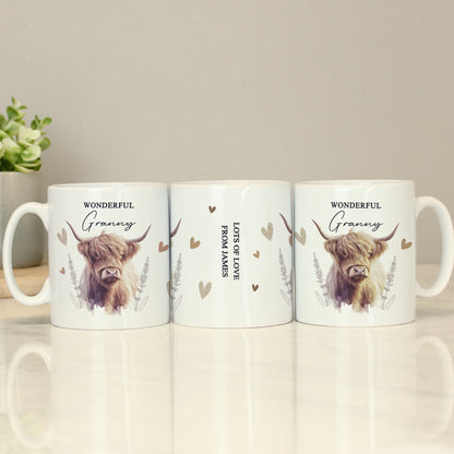 Personalised Highland Cow Mug - image 4
