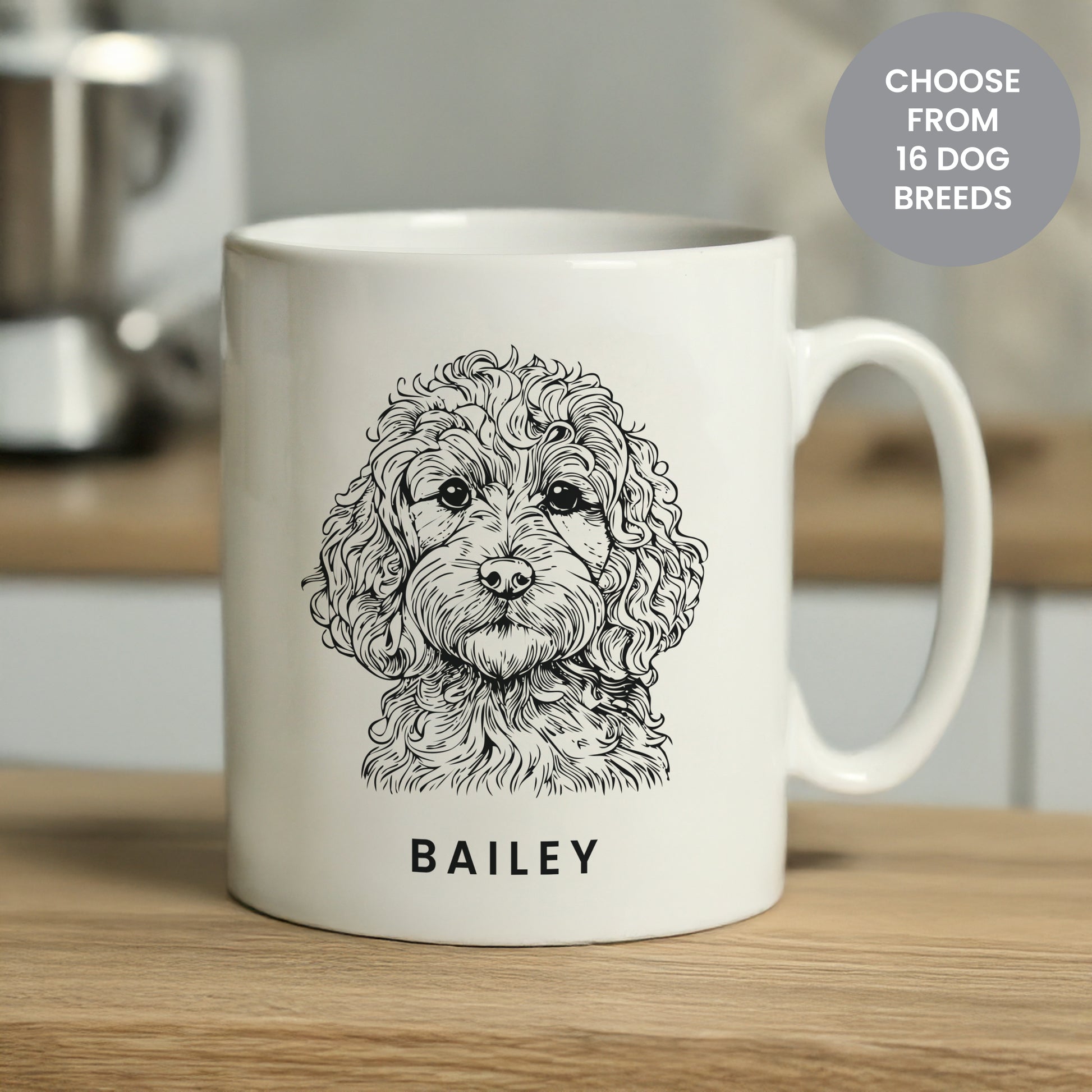 Personalised Dog Breed Mug from Heartfelt Gifts