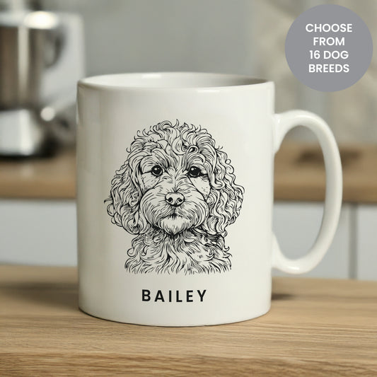 Personalised Dog Breed Mug from Heartfelt Gifts