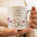 Personalised Wild Flowers Mug from Heartfelt Gifts