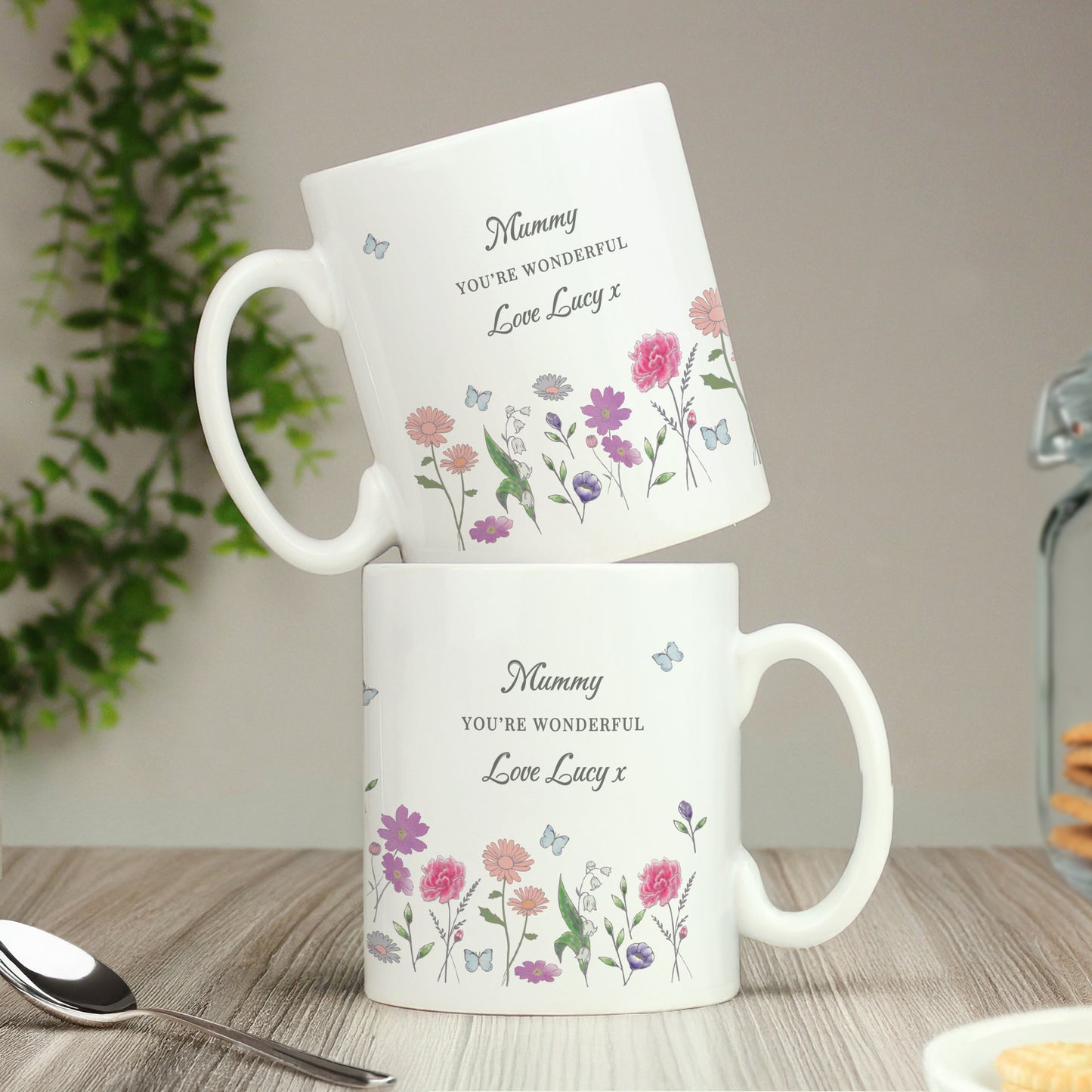 Personalised Wild Flowers Mug - image 2