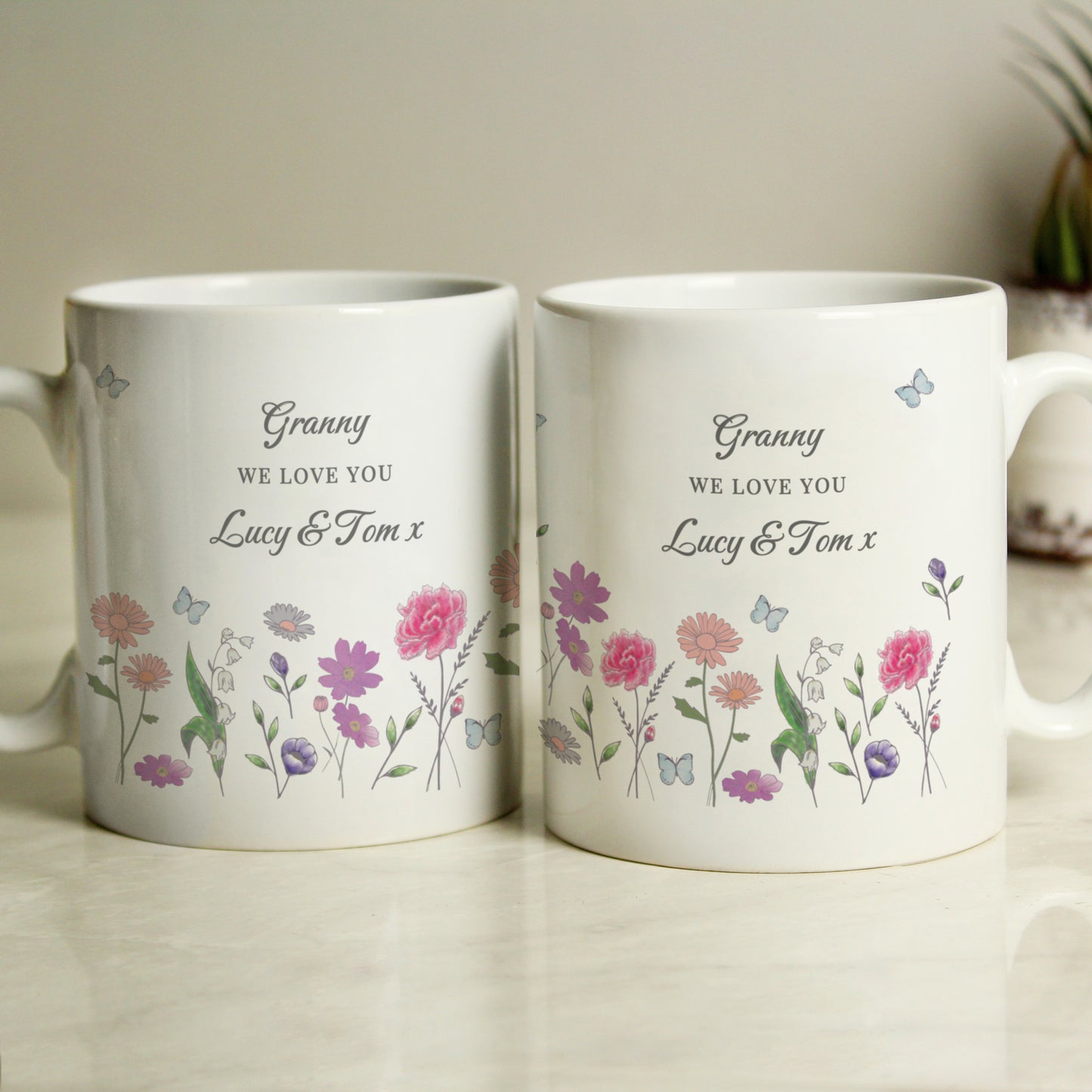 Personalised Wild Flowers Mug - image 4