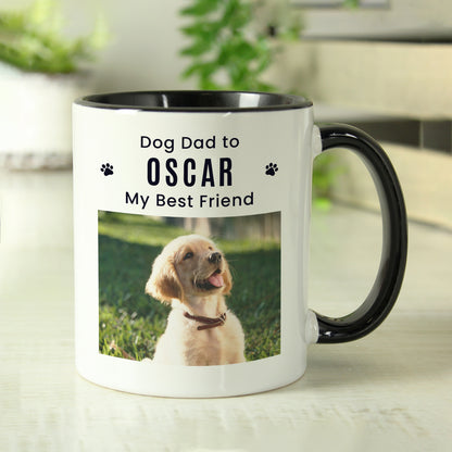 Personalised Pet Photo Upload Black Handled Mug - image 3