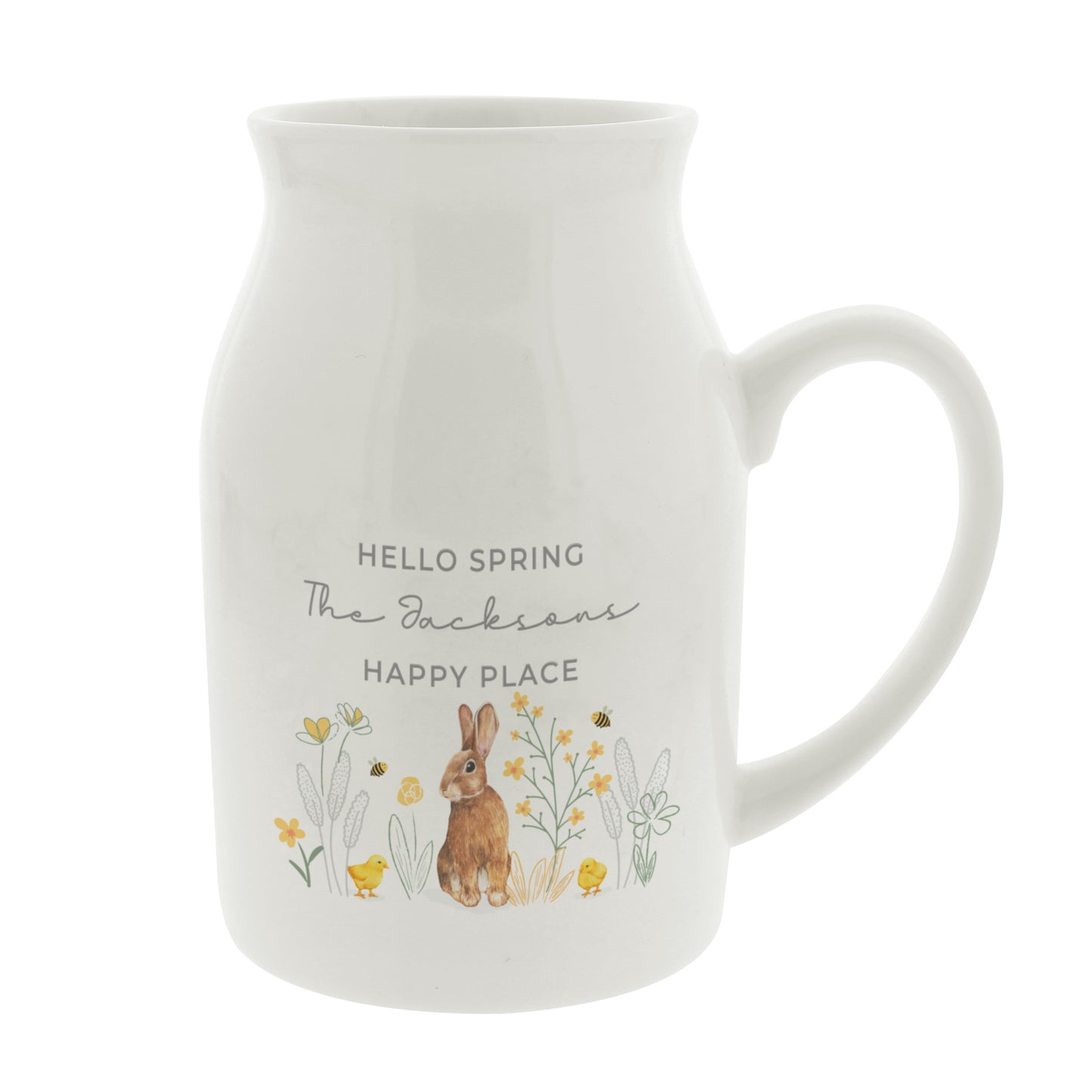 Personalised Spring Bunny Jug Vase - image 5