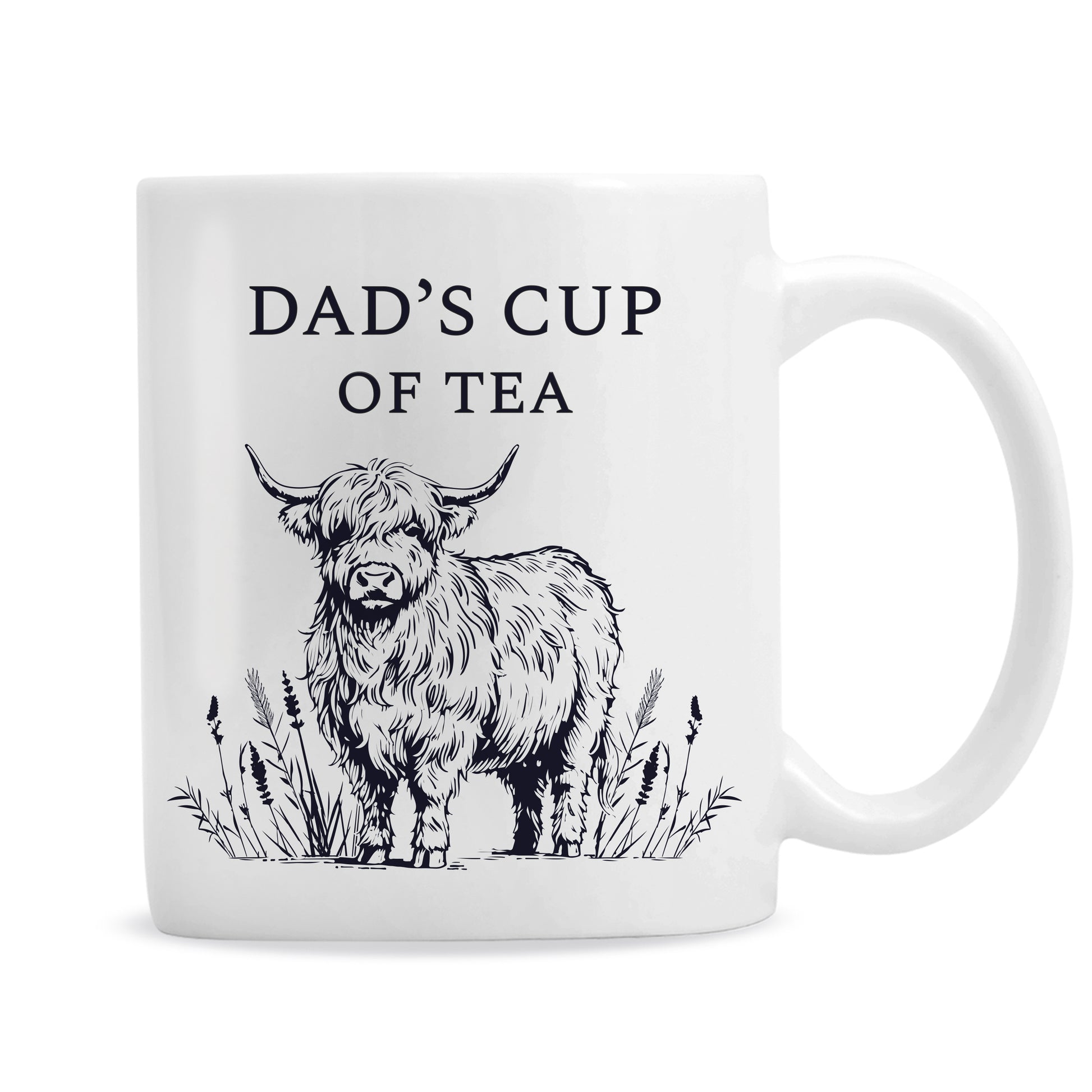 Personalised Black Highland Cow Mug – Ceramic Tea & Coffee Gift - image 5
