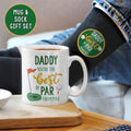 Personalised Best by Par Golf Mug and Socks Gift Set – Golf Lover Father's Day Gift