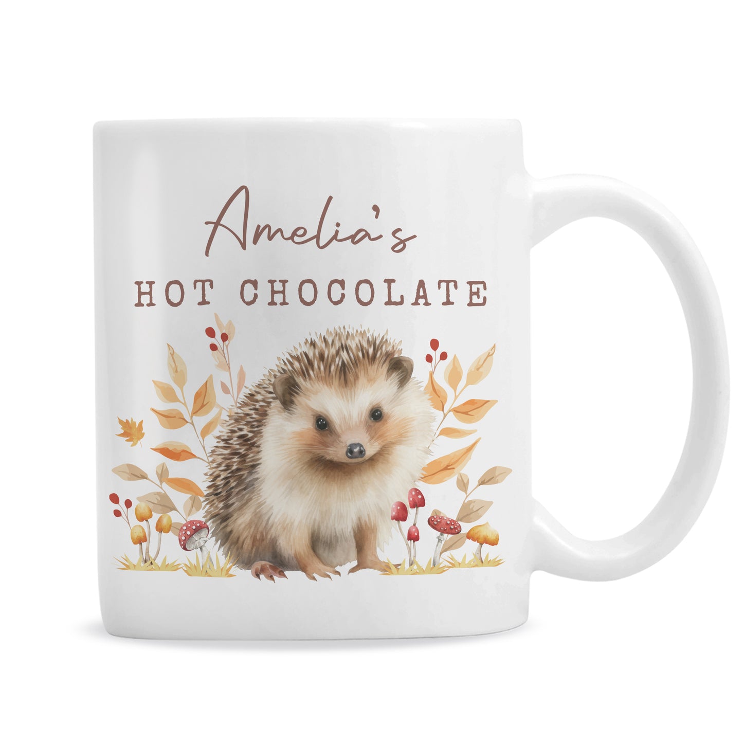 Personalised Hedgehog Mug – Cosy Autumn Wildlife Birthday Gift - image 4