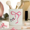 Personalised Bow Make Up Brush Holder – Vanity Birthday Gift for Her