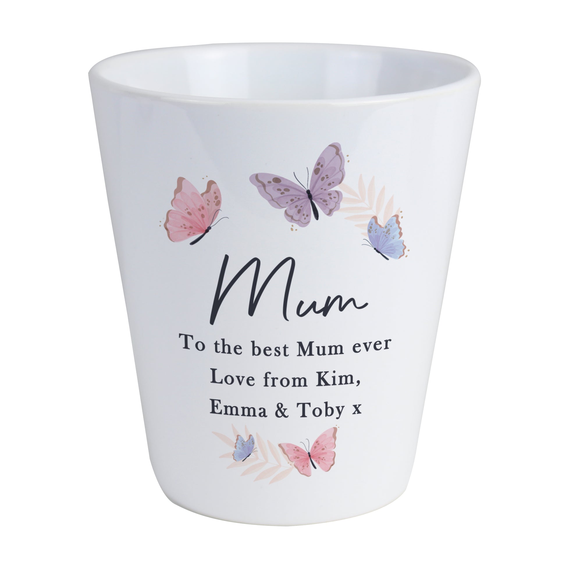 Personalised Butterfly Plant Pot – Birthday Housewarming Gift for Her - image 5