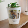 Personalised Photo Upload Plant Pot – Birthday Housewarming Gift