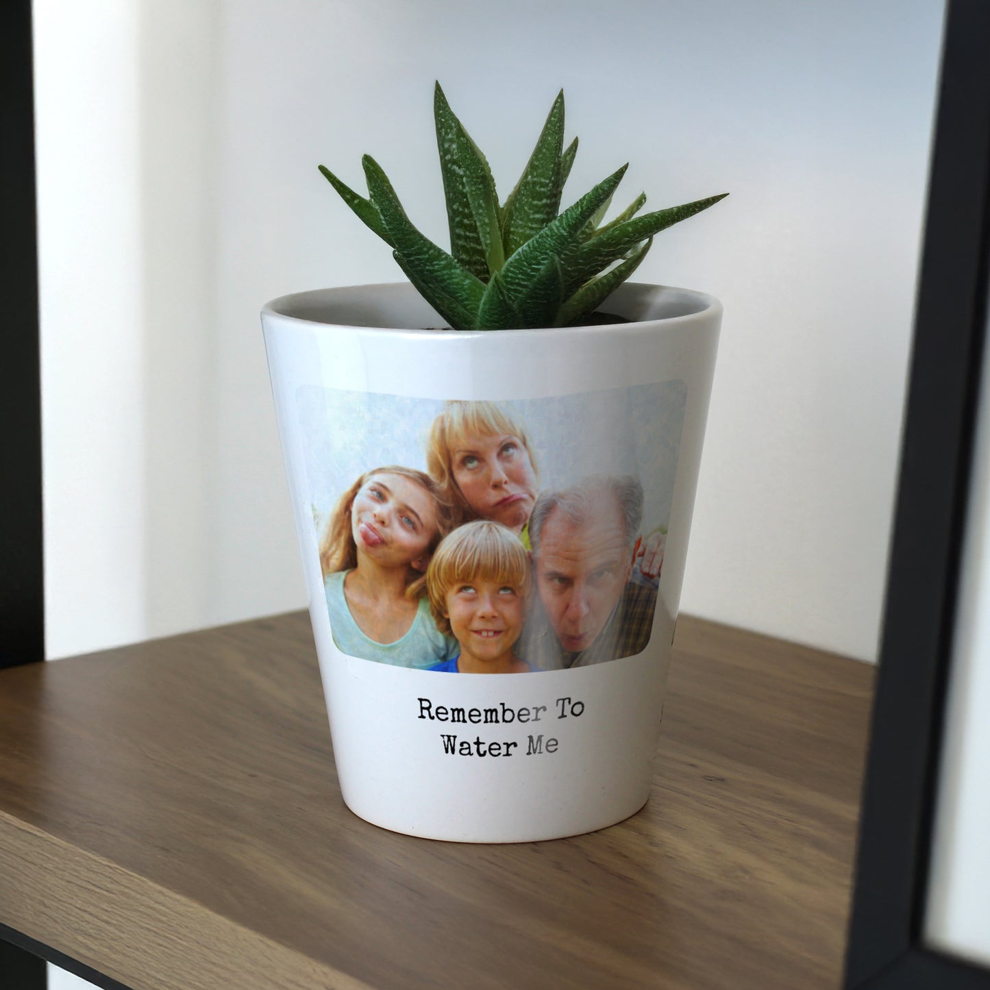 Personalised Photo Upload Plant Pot – Birthday Housewarming Gift - image 2