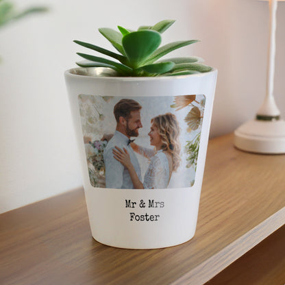 Personalised Photo Upload Plant Pot – Birthday Housewarming Gift - image 4